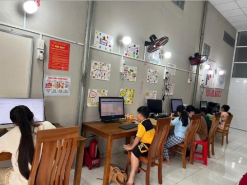 Lớp học tại Anh Ngữ Kim Ngân