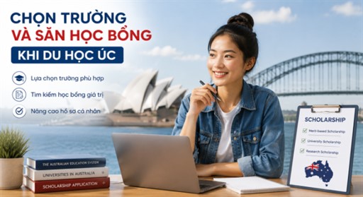 Kinh nghiệm chọn trường và săn học bổng khi du học Úc