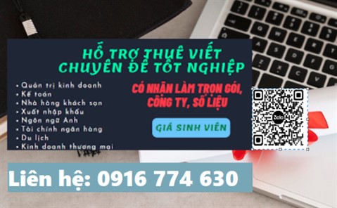 Làm tiểu luận thuê chuyên nghiệp