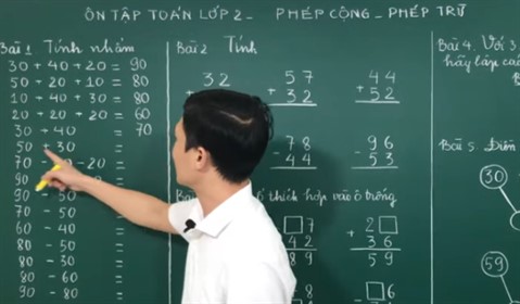 Học Thêm Toán Lớp 2 TPHCM 