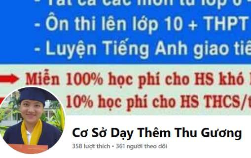 Cơ sở Dạy Thêm Thu Gương