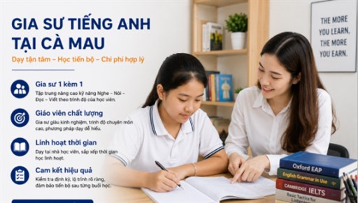 gia sư tiếng Anh tại Cà Mau