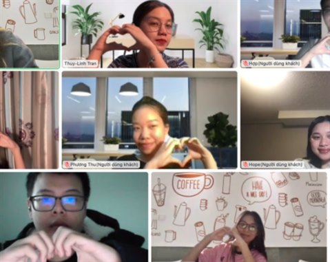 Học viên học tiếng Pháp online với giáo viên tại Gia Sư Olympia Sóc Trăng