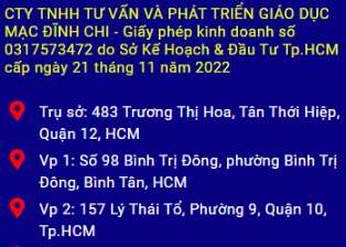 Trung tâm Gia sư Mạc Đĩnh Chi Có Uy Tín?