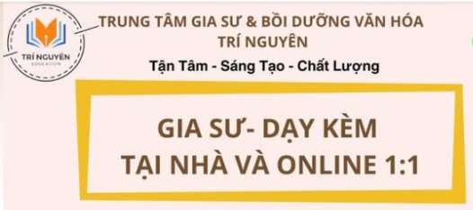 Logo Trung tâm gia sư bồi dưỡng văn hóa Trí Nguyên