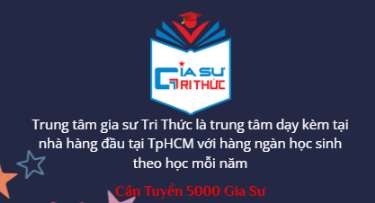 Tuyển dụng gia sư Tại Tri Thức